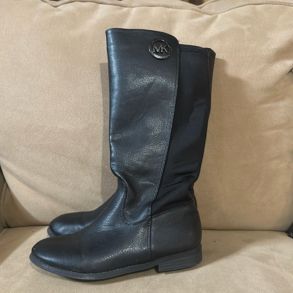 Michael Kors youth black boots